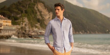 luca faloni menswear linen collection luxe digital