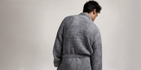 best robes men parachute waffle robe grey luxe digital