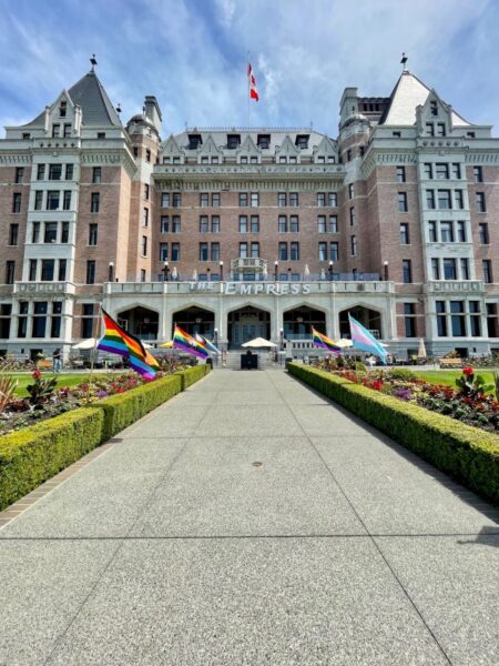 Fairmont Empress est bon comme de l’or à Victoria en Colombie-Britannique Fairmont Empress est bon comme de l'or à Victoria en Colombie-Britannique