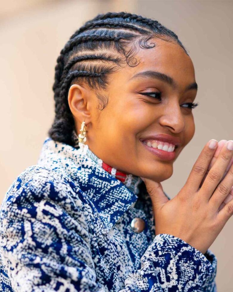 coiffures filles noires tresses cornrow coiffures naturelles - Luxe Digital