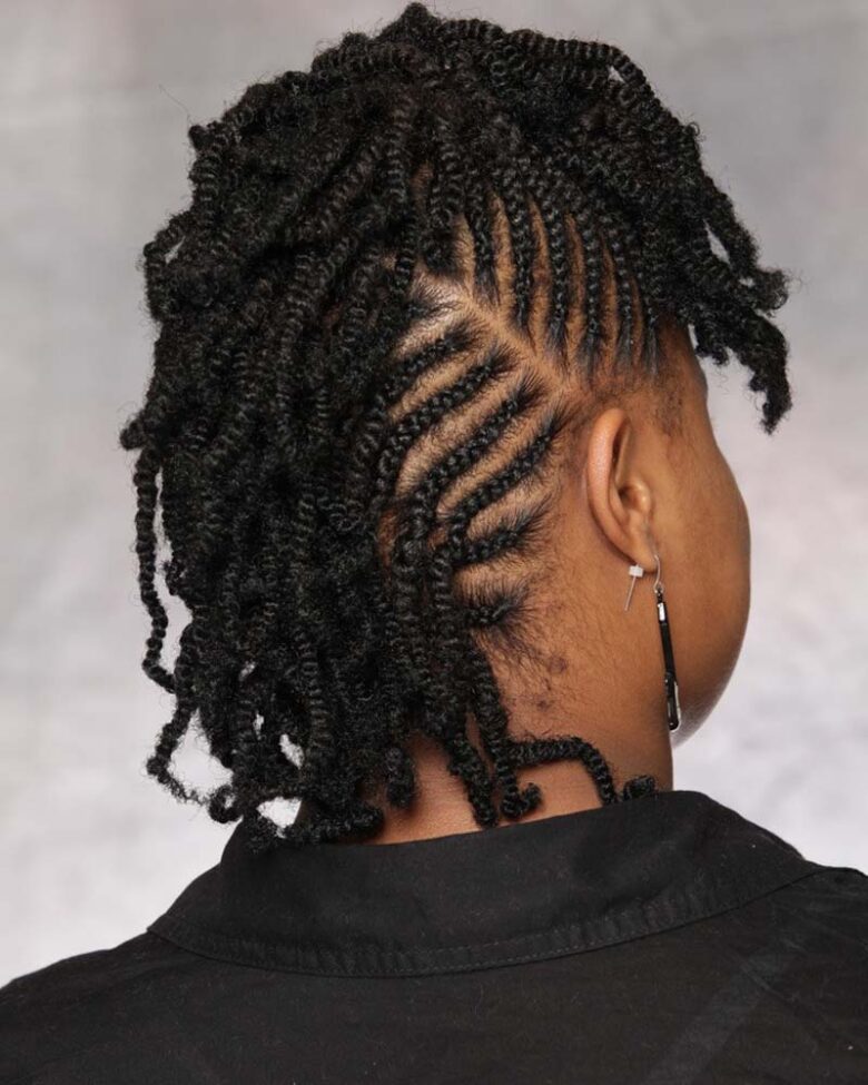 combo coiffures filles noires dreadlocks et twists - Luxe Digital