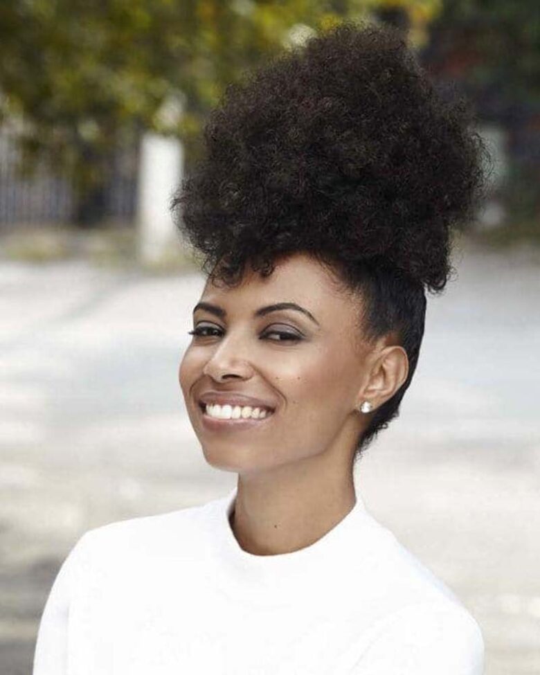 coiffures filles noires coiffures naturelles fauxhawk - Luxe Digital