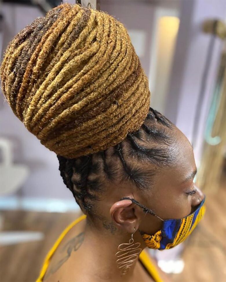 coiffures dreadlock femme coiffure tour dreadlock - Luxe Digital