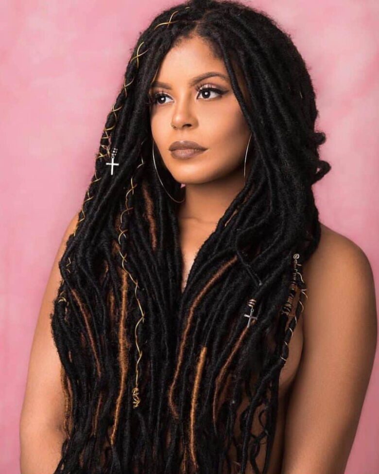 coiffures dreadlocks pour femmes longues fausses dreadlocks pour femmes - Luxe Digital