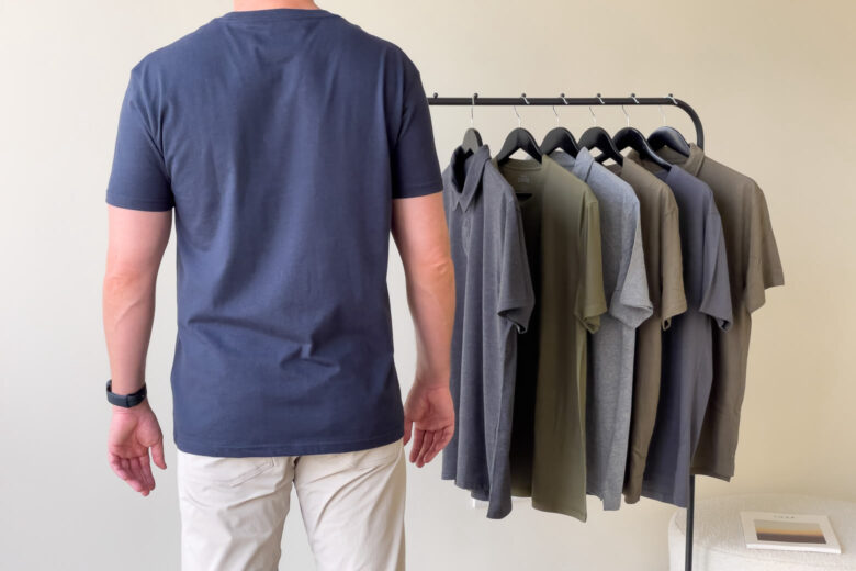 Tissu d'examen des t-shirts True Classic - Luxe Digital