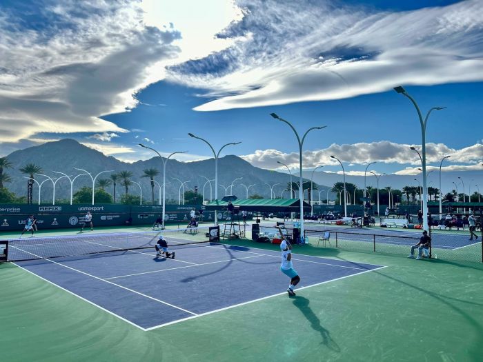 Fan de tennis ?  Indian Wells, Californie est votre Shangri-La