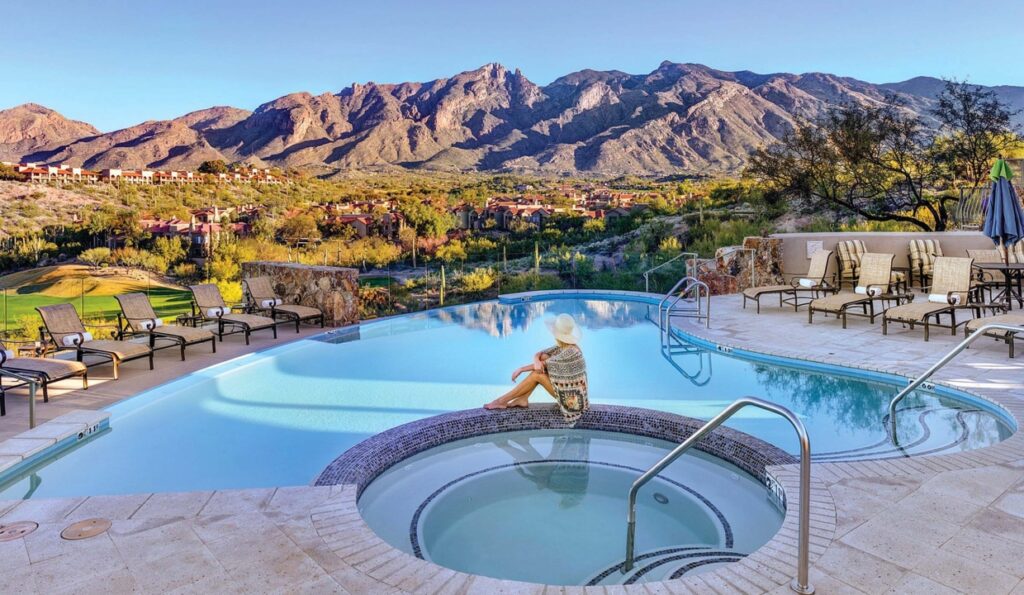 Hacienda del Sol ensoleillée à Tucson, Arizona Hacienda del Sol ensoleillée à Tucson, Arizona