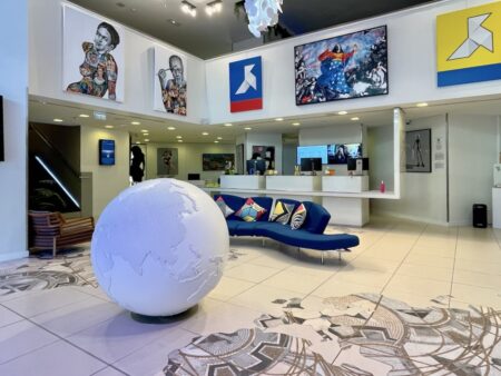 L’art innovant et l’emplacement central mettent en valeur l’hôtel Pullman Toulouse