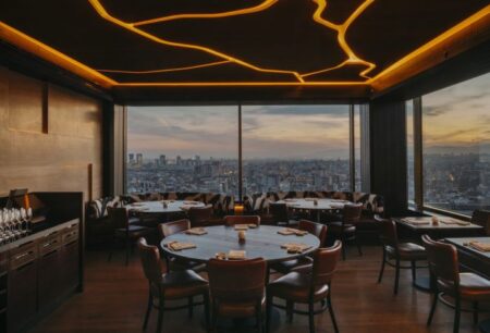 Nobu Barcelone: ​​salle à manger du ciel avec vue