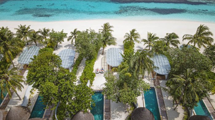 Les villas de plages privées arrivent à Four Seasons Resort Maldives à Kuda Huraa