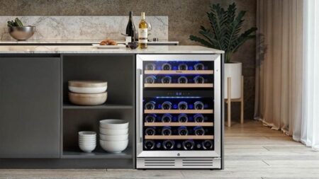 Idées de mini-réfrigérateur à vin qui transforment les petits espaces de cuisine Idées de mini-réfrigérateur à vin qui transforment les petits espaces de cuisine