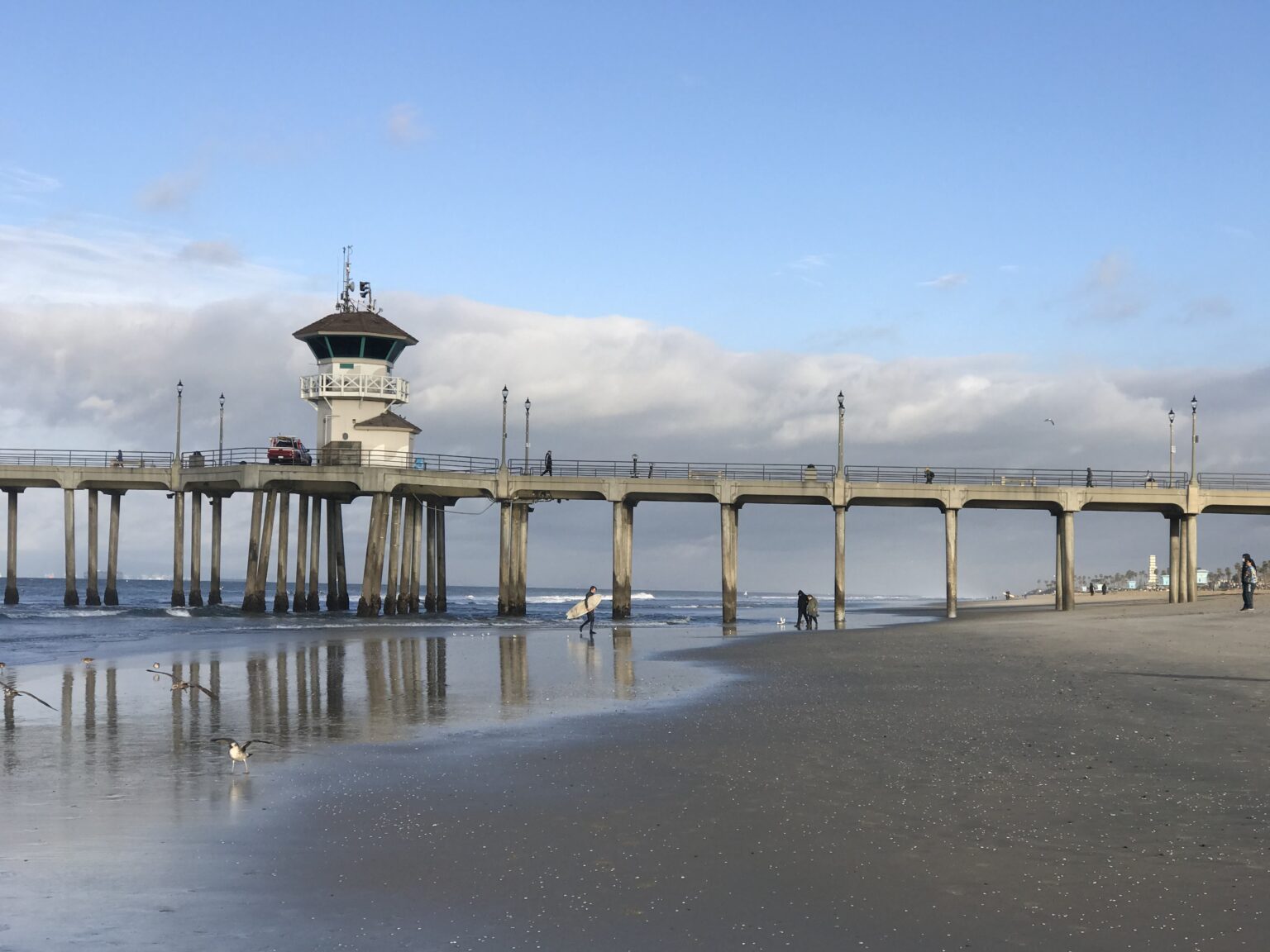 C'est la saison hivernale à Surf City USA