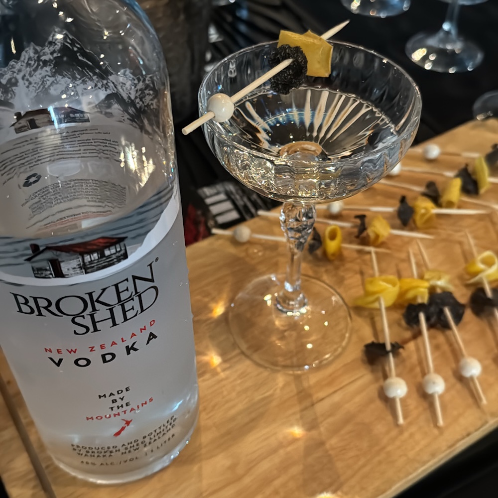 C'est la saison des truffes ; Que diriez-vous d’un Martini aux truffes ?